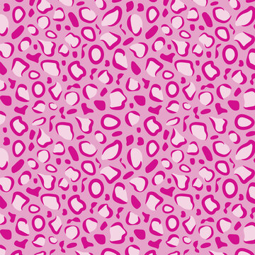 Leopard Print seamless vector pattern.