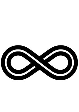 Infinity Symbol SVG, Infinity Symbol Design, Swirl SVG, Flourish SVG, Ifinity Symbol Silhouette, Icon, Cut file for Cricut SVG, JPG, PNG