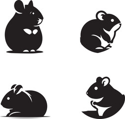hamster silhouette