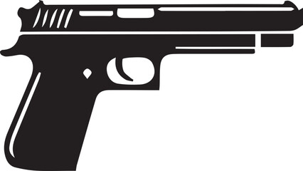 Weapons silhouette vector EPS