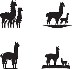 alpaca silhouette