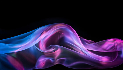 カラフルな煙のような表現　背景画像　Generative AI