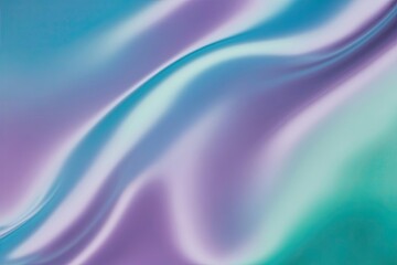 Obraz premium Ethereal Silky Gradient Backdrop with Lavender, Cerulean, and Mint Shades for Dreamlike Visuals