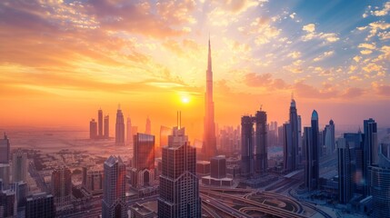 Fototapeta premium Scenic urban landscape