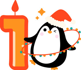 Animal Number with Penguin