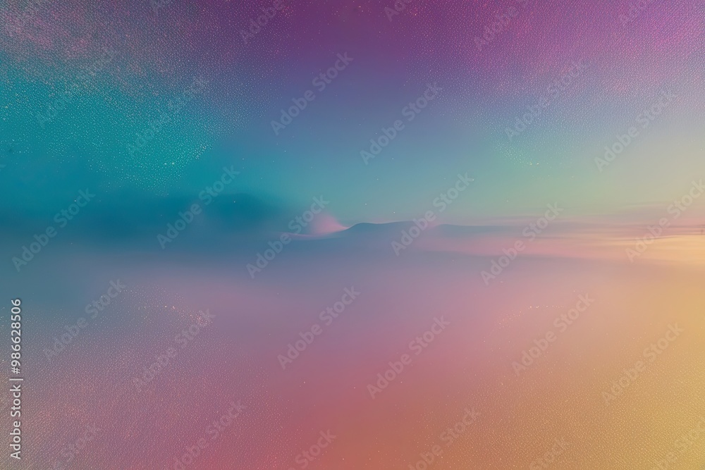 Wall mural captivating 4k abstract nautical ocean gradient background with retro holographic texture
