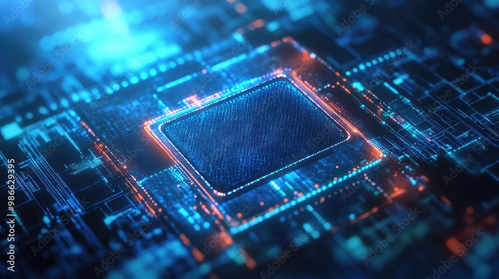 Poster close-up of a digital wallet icon on a virtual screen, with data nodes symbolizing the security and 