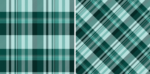 Background plaid fabric of seamless texture pattern with a tartan vector check textile. Set in dark colors. Minimalist fashion ideas for a sleek look.