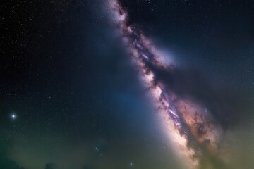 Fototapeta premium Cosmic Dreamscape Vault Featuring Stunning Celestial Designs and Glittering Stardust