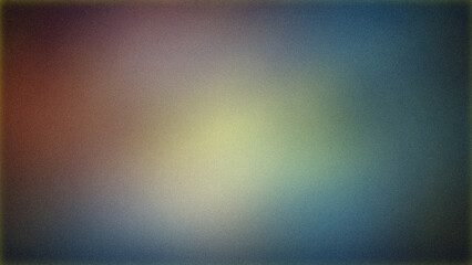 A soft, multicolored gradient with a grainy texture, blending hues of yellow, green, blue, and red. Ideal for 4K backgrounds, wallpapers, banners, and creative digital designs