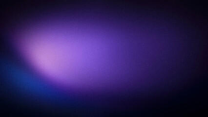 Deep and mysterious gradient featuring a smooth blend of dark purple, violet, and blue tones with a grainy texture, perfect for creative backdrops and wallpapers