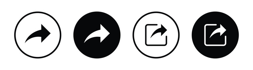 Vector Share Icon Set. Share Symbol Set