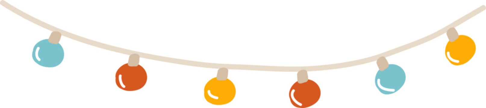 recommend clip art: Handdrawn Light Garland
