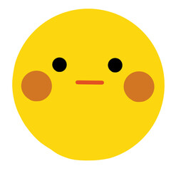 emoticon face expression isolated elements