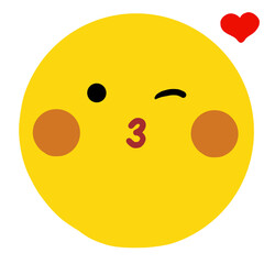 Fototapeta premium emoticon face expression isolated elements