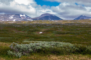 End of June at Padjelanta National Park near Duottar, Lapland, Sweden