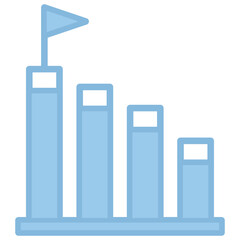 Success icon with line color style