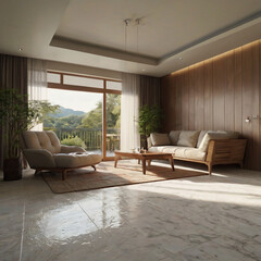 interior, room, modern interior, living room, bedroom