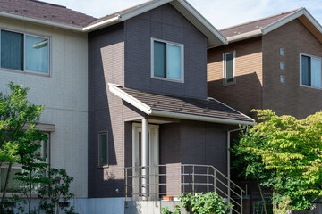 戸建住宅の風景