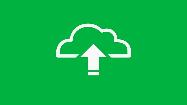 Cloud upload animation