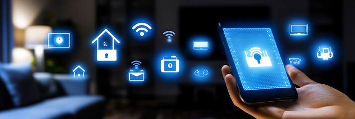 Ai home automation solutions in consumer electronics where artificial intelligence integrates lighting climate control and security systems for a fully automated living experience