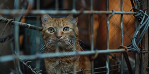 Feline snacks in a cat-catching mechanism