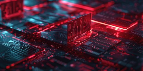 A horizontal image illustrating the allocation of encrypted keywords into separate wallets.