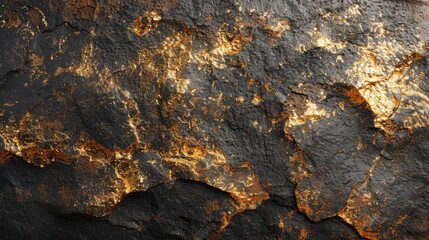 Textured weathered and grungy rock surface with intricate fracture patterns cracks and erosional features in a rugged natural geological environment  Abstract background with organic earthy
