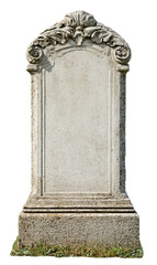 Blank Marble Tombstone 