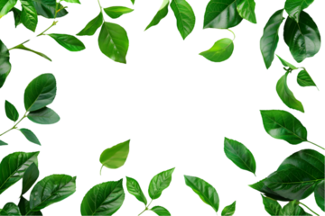 "Aesthetic Green Leaves Border on White Background | Natural Frame for Design, Fresh Foliage Decoration, Botanical Theme, Eco-Friendly Concept, Organic Texture, Minimalist Nature-Inspired Template"


