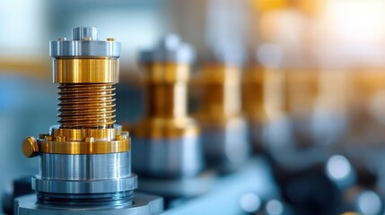 Industrial-grade hydraulic pistons with intricate mechanical parts, in the midst of heavy-duty industrial tasks