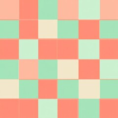 Colorful geometric tile pattern design.