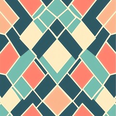 Colorful geometric pattern design