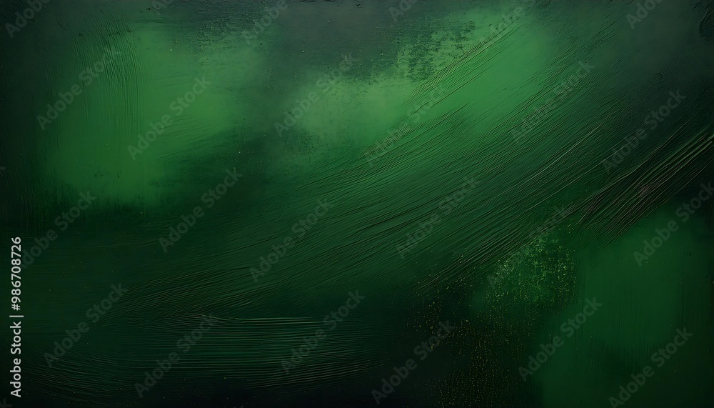 Fototapete an abstract image of a deep green background with subtle lines and texture.