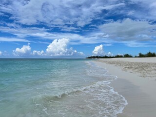 clouds and beach