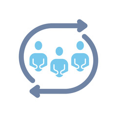 inclusion concept line icon. Simple element illustration.inclusion concept outline symbol design.