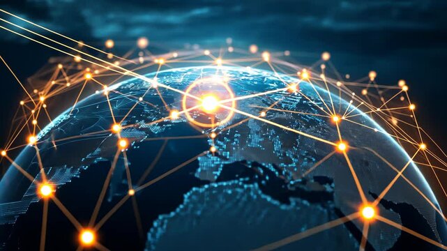 Exploring the interconnected world of data networks and global communication in a digital landscape