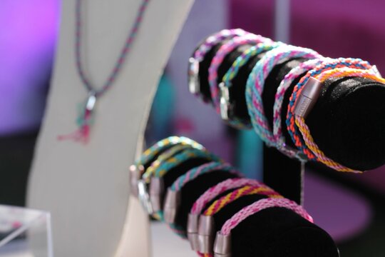 Woven colorful bracelets