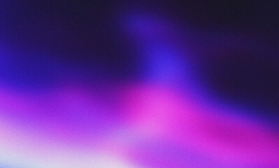 Purple blue magenta pink abstract psychedelic grainy noisy color background, vibrant textured banner backdrop design