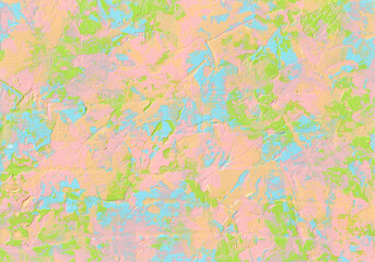 ペイントテクスチャパステルカラー４色