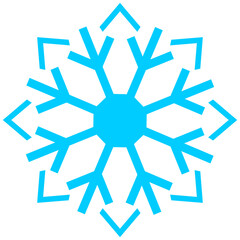 Snowflake symbol for christmas