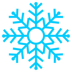 Snowflake symbol for christmas