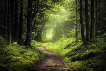 footpath in the woods