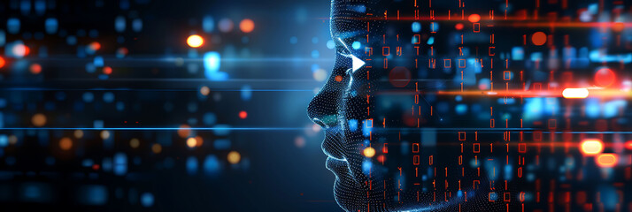 Obraz premium Digital content creation revolutionized AI for content personalization where artificial intelligence tailors content to individual preferences enhancing user experience and engagement