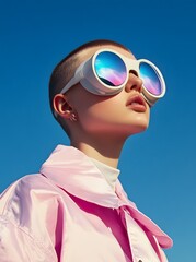 person wearing sunglasses