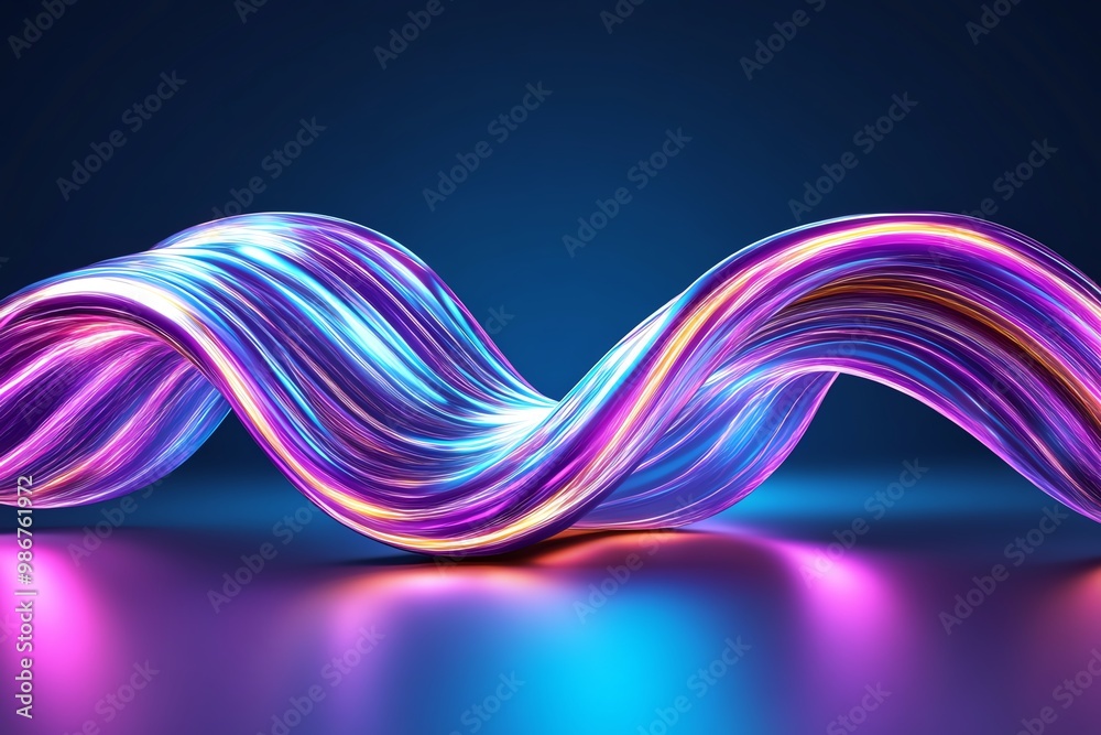 Poster Bonds and liquidity, visualized in an abstract design with smooth, flowing lines representing flexibility
