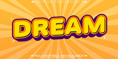 Retro sticker text effect, editable 70s and 80s text style