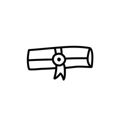 graduation diploma icon