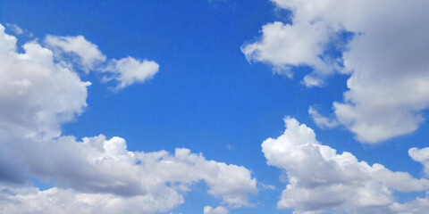 Obraz premium blue sky and clouds