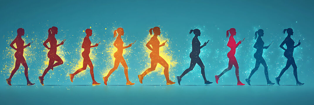 Infographic of Ai-powered   fitness tracking apps fitness and wellness detailing how AI tracks workouts and offers personalized recommendations